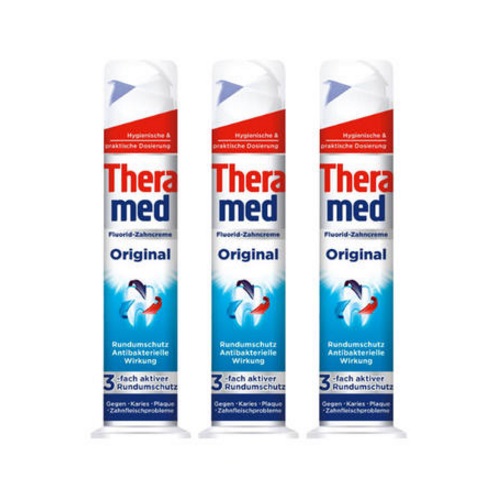 【立减10欧】Theramed 泰瑞美 *固齿站立式牙膏 ** 100ml*3支 