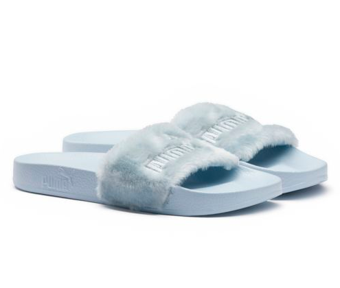 6折好价！Puma x Rihanna Fenty “Fur Slide” 奢华毛拖鞋 