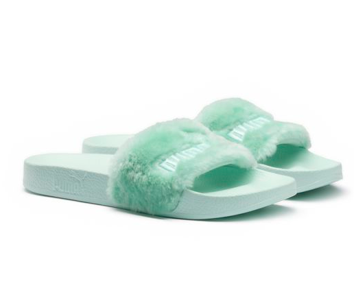 6折好价！Puma x Rihanna Fenty “Fur Slide” 奢华毛拖鞋 