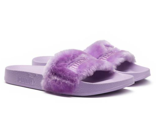6折好价！Puma x Rihanna Fenty “Fur Slide” 奢华毛拖鞋 