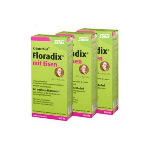 【立减5欧】Salus Floradix 莎露斯 铁元 500ml*3瓶 