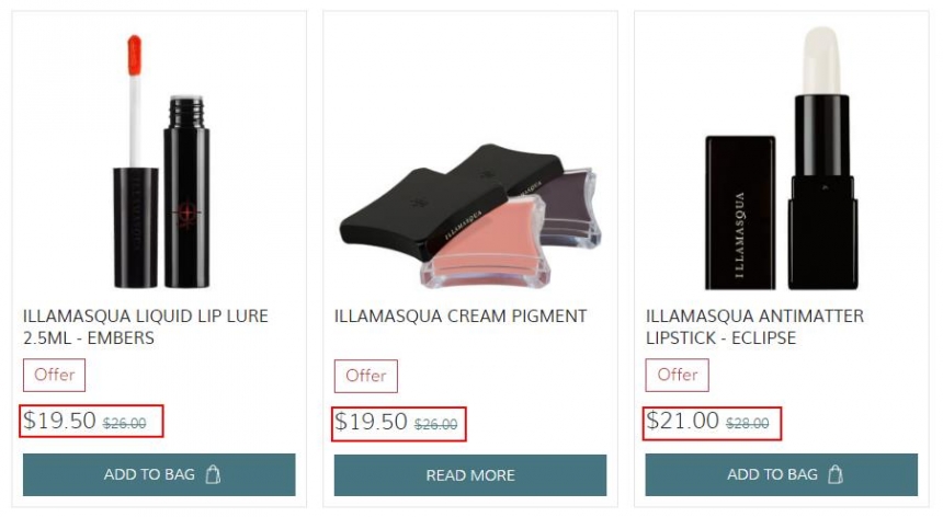 SkinCareRx：ILLAMASQUA 高光、眼影等 护肤品