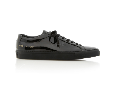入手！Common Projects 经典款 Achilles 黑色漆皮女士“小白鞋”