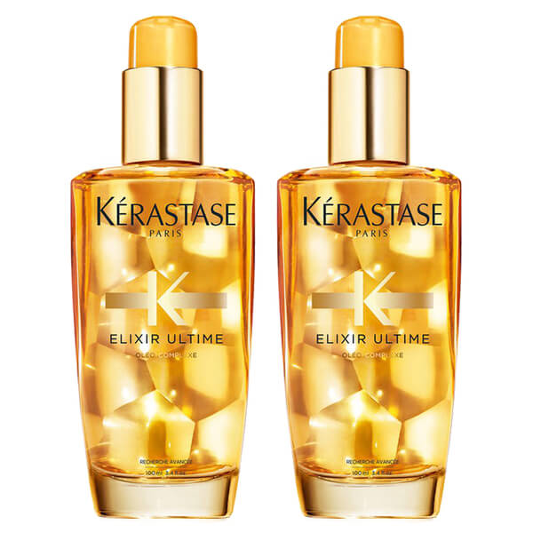KÉRASTASE 卡诗双重菁纯修护液 神仙金油 毛躁星人真爱款100ml*2
