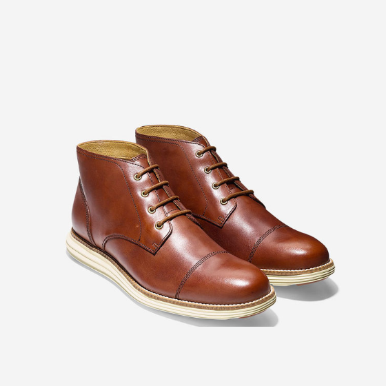 6.8折！Cole Haan 男士商务高帮系带皮鞋