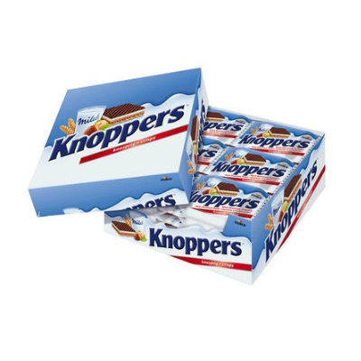 【双12】knoppers 牛奶榛子巧克力威化饼干 家庭装 24包 