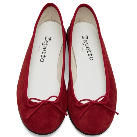 Repetto Red Cendrillon Ballerina Flats 红色芭蕾舞平底鞋