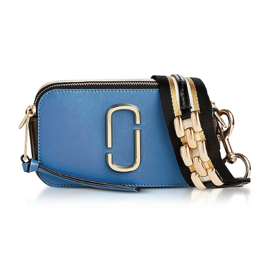 【2色选】Marc Jacobs Multi Chain Link Snapshot 复古蓝相机包