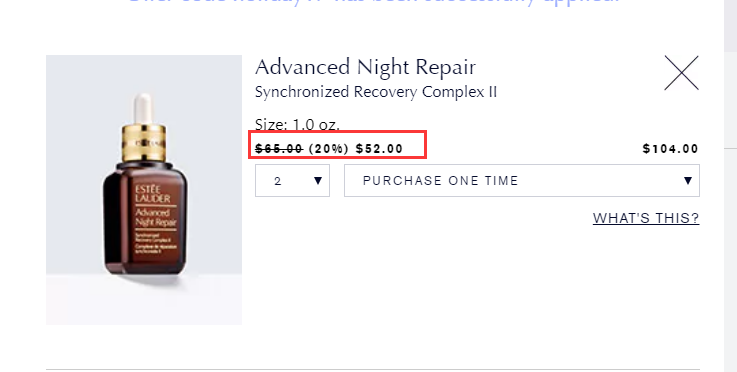 【满额赠礼】Estee Lauder 雅诗兰黛 经典产品 小粽瓶脸部精华 满0立享8折