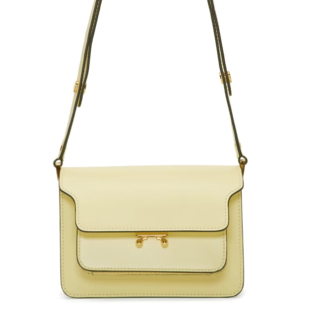 *后一只~~Marni Yellow Small Trunk Bag 嫩黄色小号 Trunk 包包