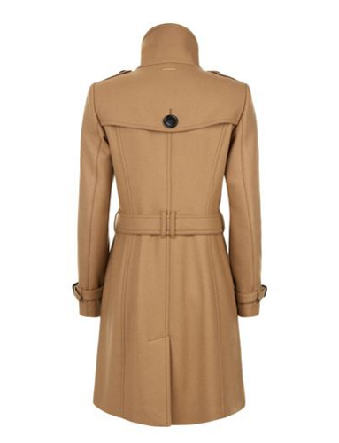 【定价低+7折好价+享受17%退税】Burberry 巴宝莉 Gibbsmoore 女士羊毛羊绒大衣