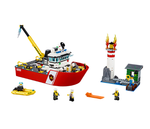 【双12】LEGO 乐高 城市系列 消防船 60109