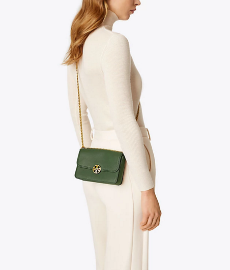 上新 手慢无！Tory Burch 汤丽柏琦 CHELSEA 迷你*链条包