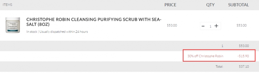 Christophe Robin 明星产品 海盐舒缓头皮清洁膏 250ml 