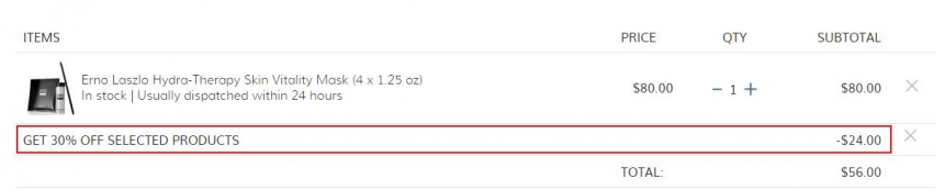 SkinCareRx:ERNO LASZLO、ALTERNA、VICHY 等 美妆护肤