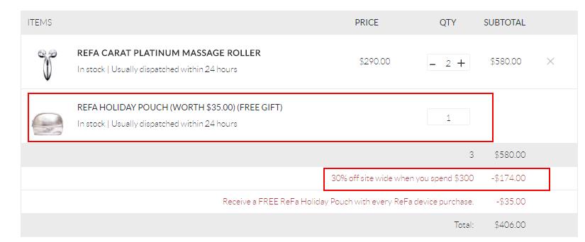 【55专享】SkinStore：ReFa 提拉紧致 去水* 美容仪