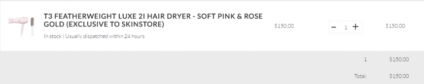 T3 FEATHERWEIGHT LUXE 2I 颜值担当 粉红吹风机+玫瑰金卷梳套装