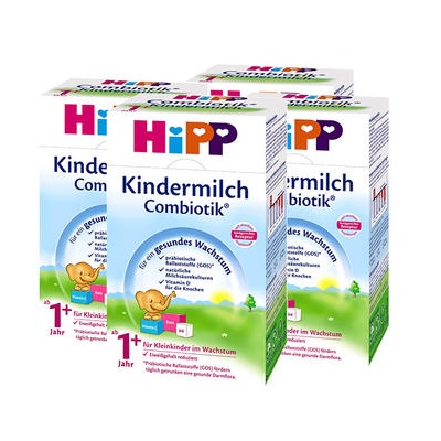 【周三支付宝日】Hipp 喜宝 Combiotik 有机益生菌儿童成长配方奶粉 1+ 600g*4盒 