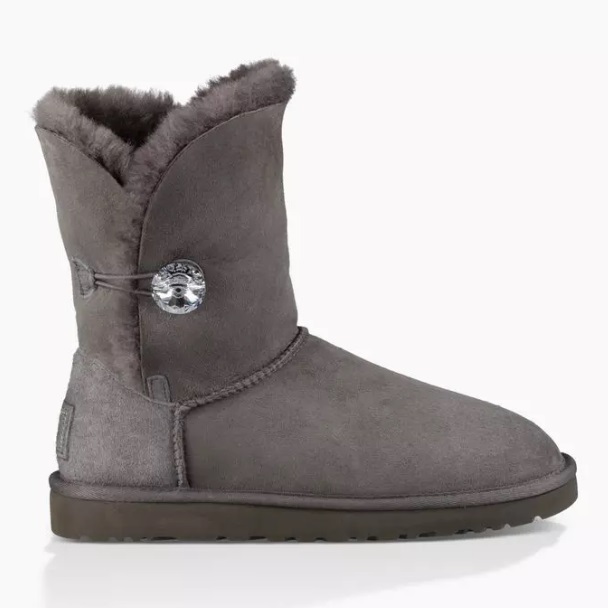 黄金码数全！UGG MINI BAILEY 施华洛世奇元素钻扣雪地靴