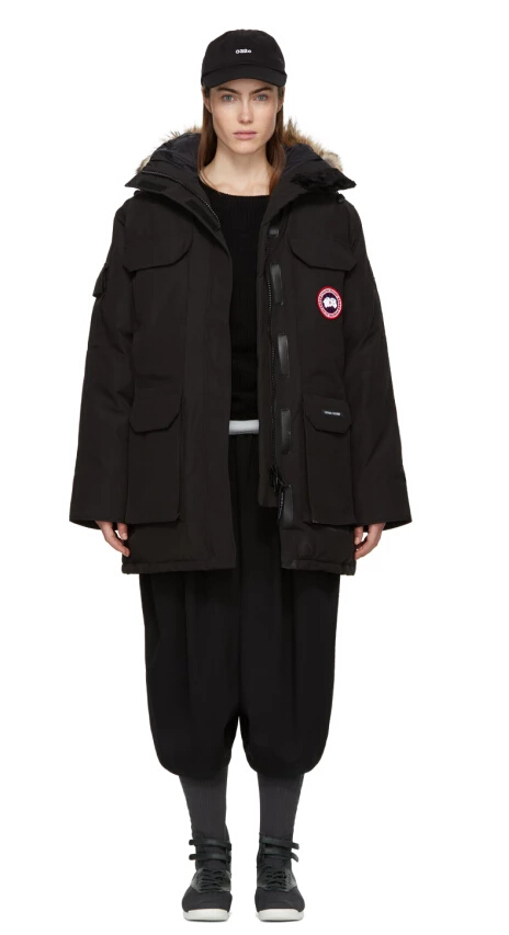 怎么办，5姐也想买大鹅了~李溪芮同款 Canada Goose Expedition Parka 黑色羽绒服