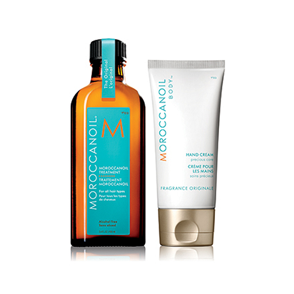 8折！Moroccanoil 摩洛哥油护发精油经典版125ml+护手霜75ml 套装