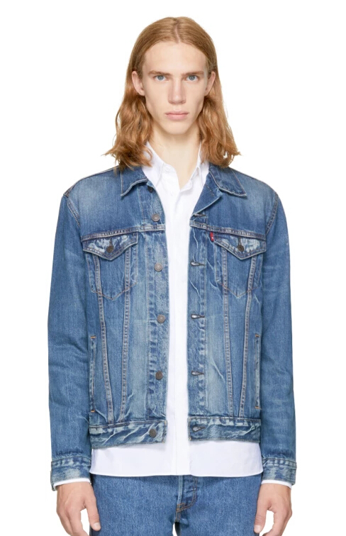 Levi's Blue Denim 'The Trucker' Jacket 男款牛仔夹克