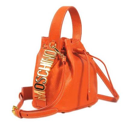 【超低价！折扣最后1天】Moschino Lettering 水桶包