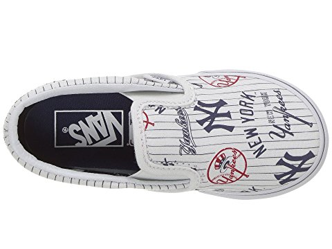 Vans Kids Classic Slip-On x MLB 白色童款一脚蹬