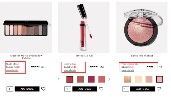 季末大促销！ELF Cosmetics 精选彩妆
