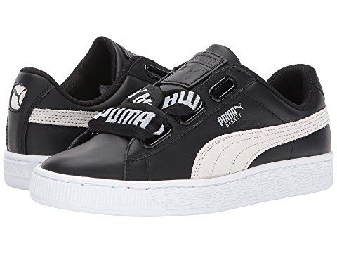 PUMA Basket Heart Denim 女款休闲鞋 红黑两色可选