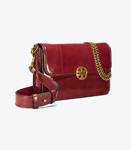 额外8折！Tory Burch 汤丽柏琦 CHELSEA 名媛范漆皮单肩包