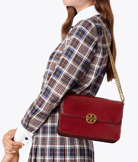 额外8折！Tory Burch 汤丽柏琦 CHELSEA 名媛范漆皮单肩包