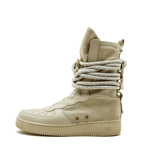 【何穗同款】浓重的军事机再度来袭 Nike 耐克 SF-AF1 Hi 绑带高帮运动鞋