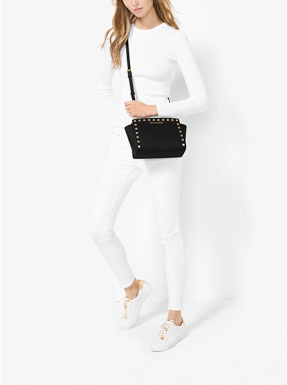 【6折！】MICHAEL KORS 中号 Selma 铆钉斜挎包