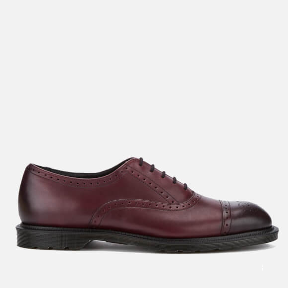 【免费直邮中国！】Dr. Martens Morris Antique 男士深色樱桃红皮鞋