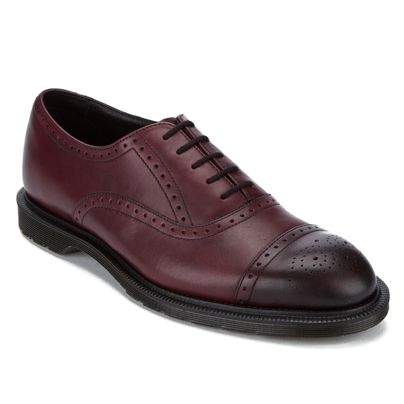 【免费直邮中国！】Dr. Martens Morris Antique 男士深色樱桃红皮鞋