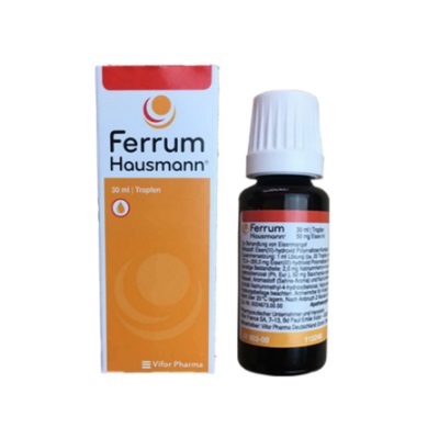 【立减8欧+免邮中国】Ferrum Hausmann 早产儿婴幼儿童孕妇 补铁*液滴剂 30ml