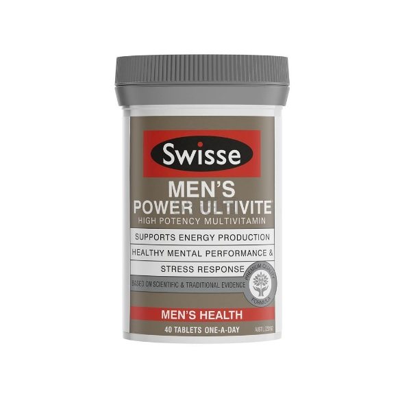 【满20澳免邮】Swisse 男士复合维生素 40片 