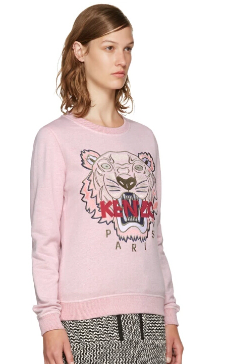 Kenzo Pink Limited Edition Tiger Sweatshirt 女款粉色限量版时尚卫衣