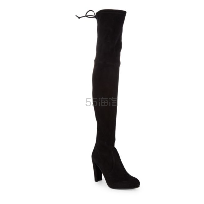 Stuart Weitzman Highland 女士麂皮过膝靴