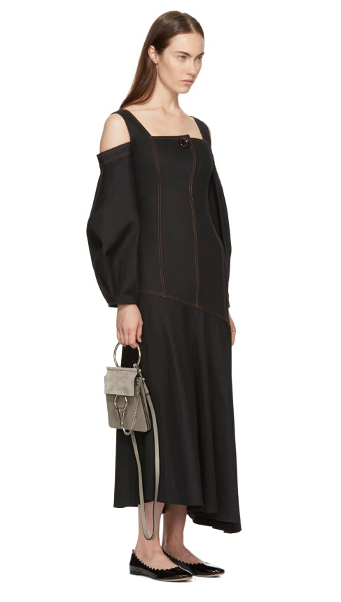 Chloé Grey Mini Faye Bracelet Bag 灰色迷你单肩包