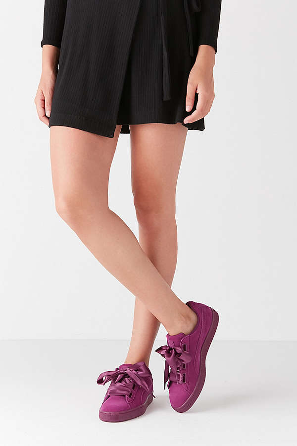额外7折！Puma 彪马 Suede Heart Satin II 女士运动鞋