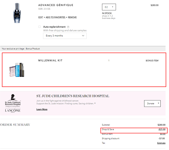 *高满减！Lancome 兰蔻小黑瓶面部精华肌底液淡化细纹保湿补水强化肌底 75ml
