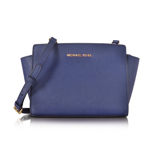 【限时*！】MICHAEL Michael Kors Selma 经典蓝色中号耳朵包