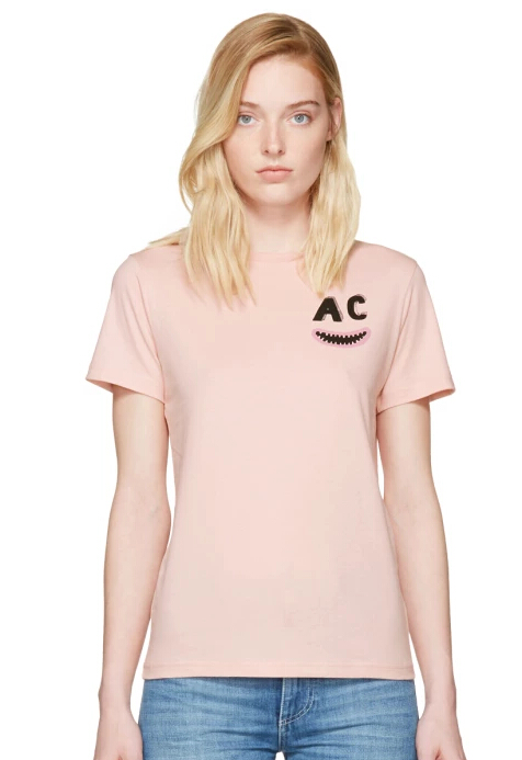 Alexachung Pink AC Teeth Boxy T-Shirt 粉色T恤衫