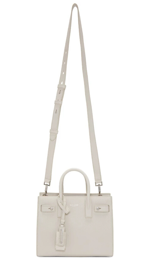 Saint Laurent  White Nano Sac de Jour Tote 白色小小款手袋 