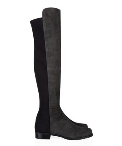 【码全！可享受17%退税】Stuart Weitzman 5050 女士麂皮过膝靴