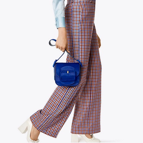 3.5折！Tory Burch 汤丽柏琦 SAWYER 皮草迷你肩背包 2色选
