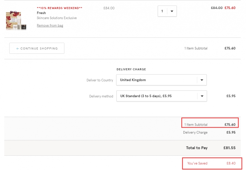 Fresh 馥蕾诗 红茶系列紧致修护面膜4件套装
