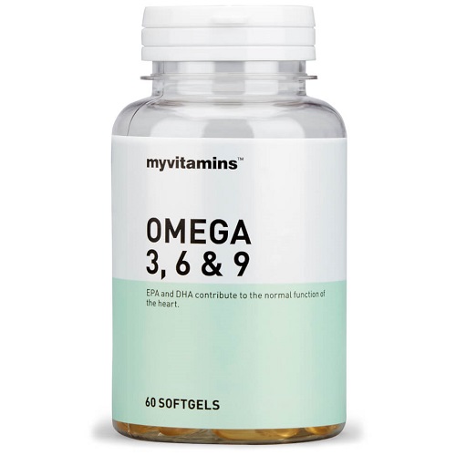 【年终大促】Myvitamins Omega 3-6-9 *油 60粒 有益于大脑